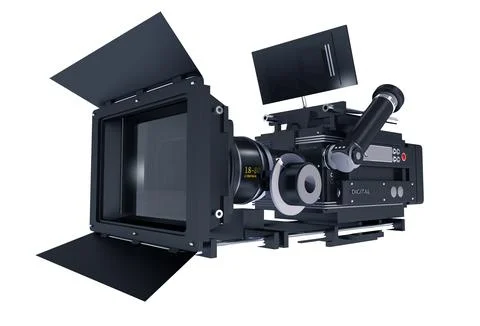 Motion Picture Camera Stock Illustration
