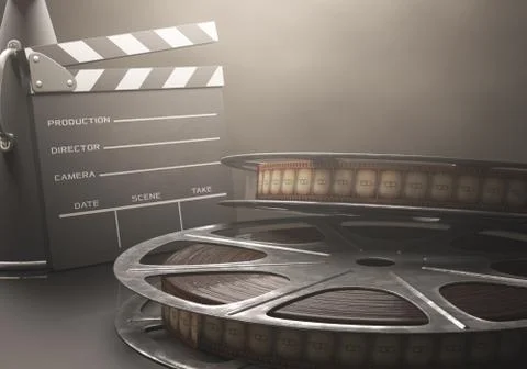 Motion Picture Illustrazione stock