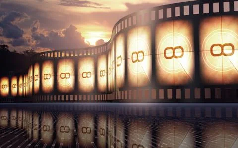 Motion picture Stock Illustration