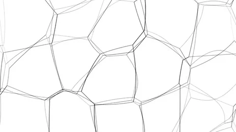 Motion Poly Grid  Flickering Geaomerticla Abstract Background Stock Footage 84762177