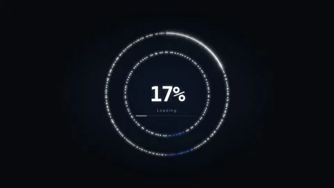 Motion Progress Bar Animation Showing Loading and Updating Status in Digita.. 库存影片 342570930