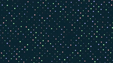 Motion rainbow dots pattern Stock-Footage 195535972