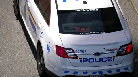 Motion of red and blue emergency lights of police car with 4k resolution Stock Footage 77412362