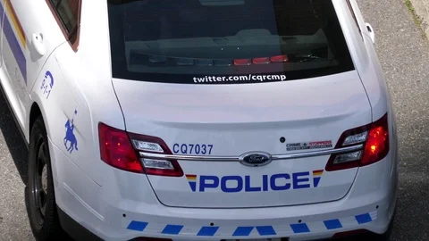 Motion of red and blue emergency lights of police car with 4k resolution Stock Footage 77414331