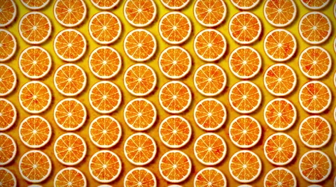 Motion seamless pattern mandarin Stock Footage 50415346