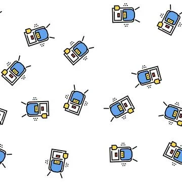 Motion sensor color icon vector isolated illustration Stock Illustration