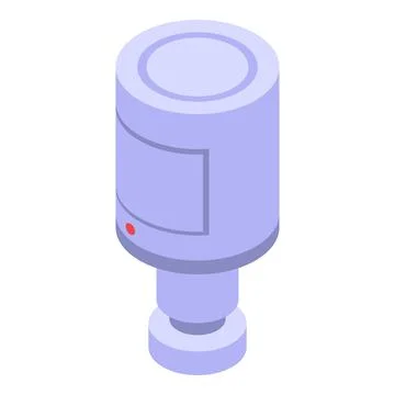 Motion sensor icon, isometric style Stock Illustration