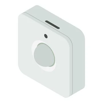 Motion sensor icon, isometric style Stock Illustration