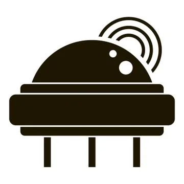 Motion sensor icon, simple style Illustrazione stock