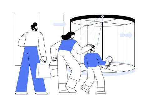 Motion sensor isolated cartoon vector illustrations. Stock Illustration