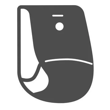 Motion sensor, protection, security, cctv, wall mounted solid icon, CCTV concept Illustrazione stock