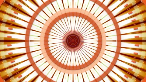 Motion shapes and particles on red background, abstract background, loop Stock Footage 119431598