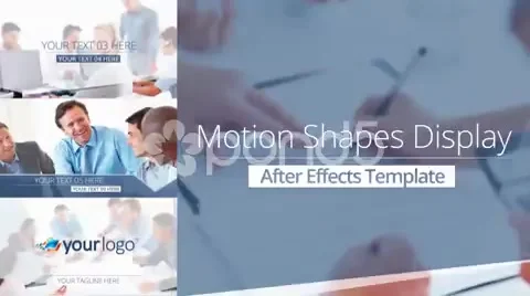 Motion Shapes Display - Apple Motion 5 and Final Cut Pro X Template Stock After Effects