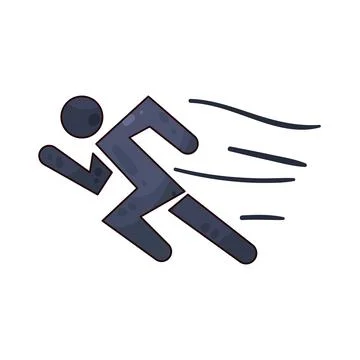 Motion Shot illustration Stock Illustration
