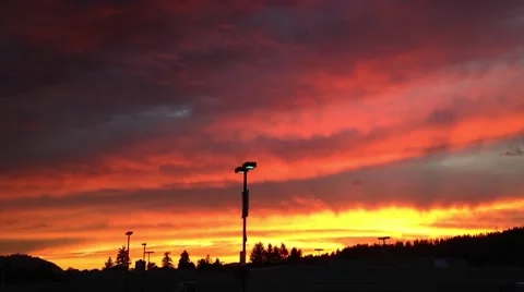 Motion of sky before storm coming Stock Footage 52354323