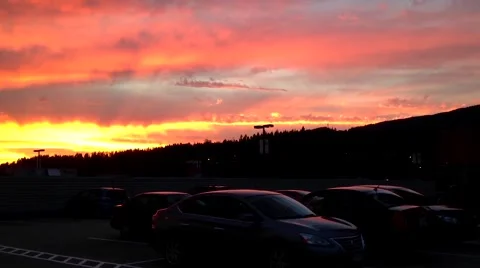 Motion of sky before storm coming Stock Footage 52354384