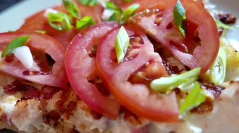Motion of slice home made pizza Stock Footage 61286201