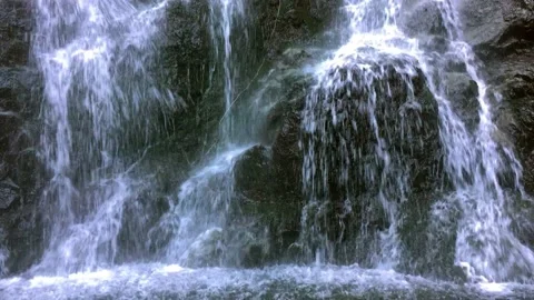 Motion Of Small Waterfall Stock Footage 232913990