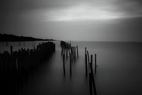 Motion soft sea Stock Photos