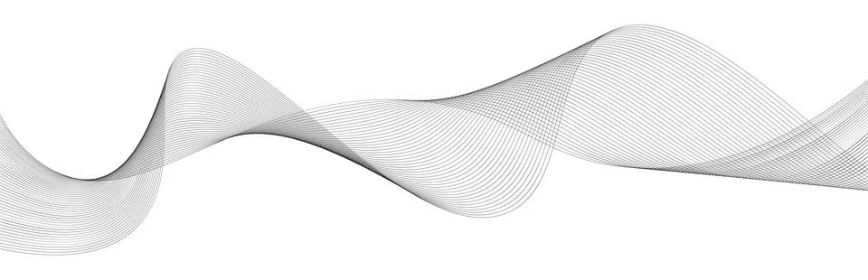 Motion sound wave. abstract vector background Stock Illustration