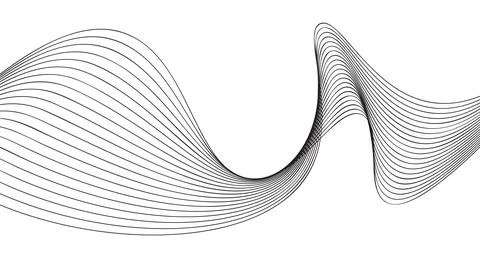 Motion sound wave. abstract vector background Stock Illustration