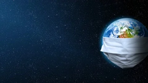 Motion in space overlooking the earth. Elements of this image furnished by NASA 動画素材 147594946