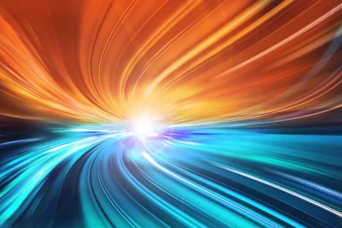 Motion Speed effect on City Stock Photos