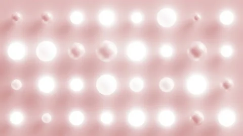 Motion Spheres Array Loop 1 Light Red Stock Footage 123133125
