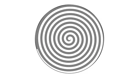 Motion Spiral Pattern Abstract Background Dynamic Visual Art Loop for Creat.. Stock Footage 342664306