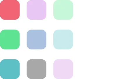 Motion square 4k animation video Stock Footage 273853878