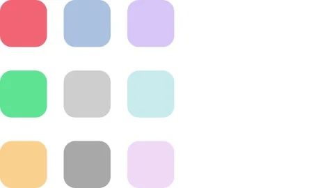 Motion square 4k animation video Stock Footage 273853882