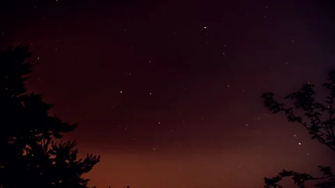 Motion Star Time-lapse Stock Footage 89926596