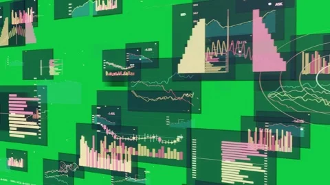 Motion starting floating tiles moving forward scaling clustering on transparent Stock Footage 337506360
