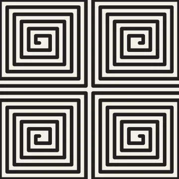 Motion striped vector seamless pattern. Illustrazione stock