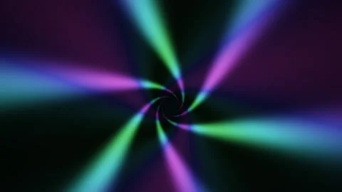 Motion swirl of colors with light effects in a dark Stock Footage 340350680