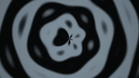 Motion swirl design with black and grey pattern Stock Footage 340326302