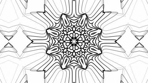 Motion of Symmetry in Abstraction Stock Footage 289393989
