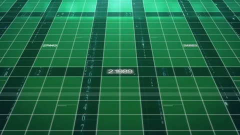 Motion technology background LOOP_4K_green Stock Footage 103308880