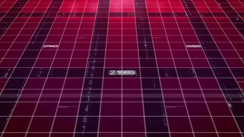 Motion technology background LOOP_4K_red Stock Footage 103309204