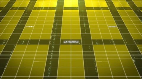 Motion technology background LOOP_4K_yellow Stock Footage 103309229