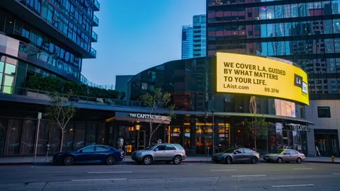 Motion time lapse or hyperlapse of steak house restaurant Stock Footage 241611317