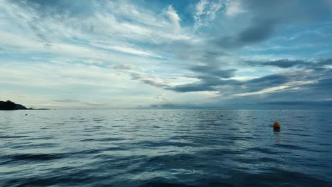 Motion time lapse panning across the ocean in the south pacific Stock-Footage 308420484
