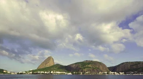 Motion Time Lapse  of the Sugar Loaf in Rio de Janeiro Stock Footage 50589997