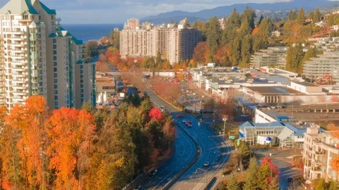 Motion timelapse of bridge and river Stock Footage 97858293