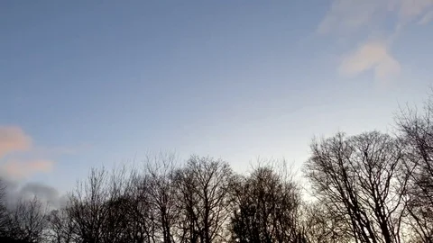 Motion timelapse of sky changing from day to night Stock Footage 85362810