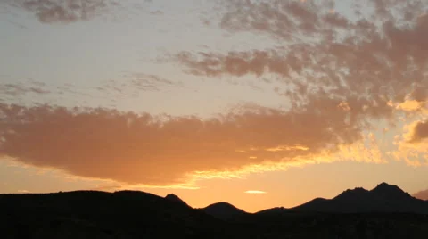 Motion timelapse sunset Stock-Footage 1027559