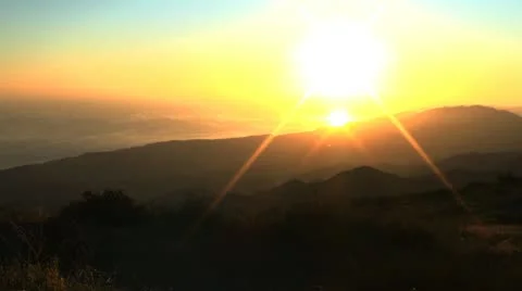 Motion timelapse sunset SB Stock-Footage 10313994