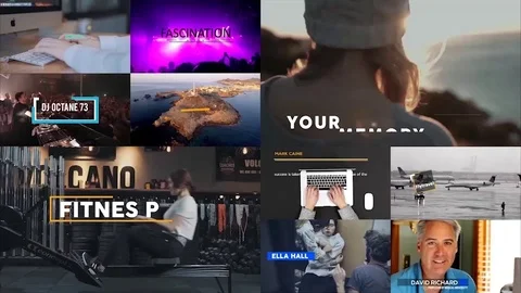 Motion Titles Stock After Effects