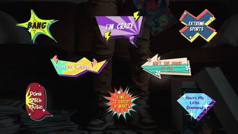 Motion Titles for After Effects Стоковые After Effects