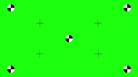 Motion Tracking Markers On Green Screen ... | Stock Video | Pond5